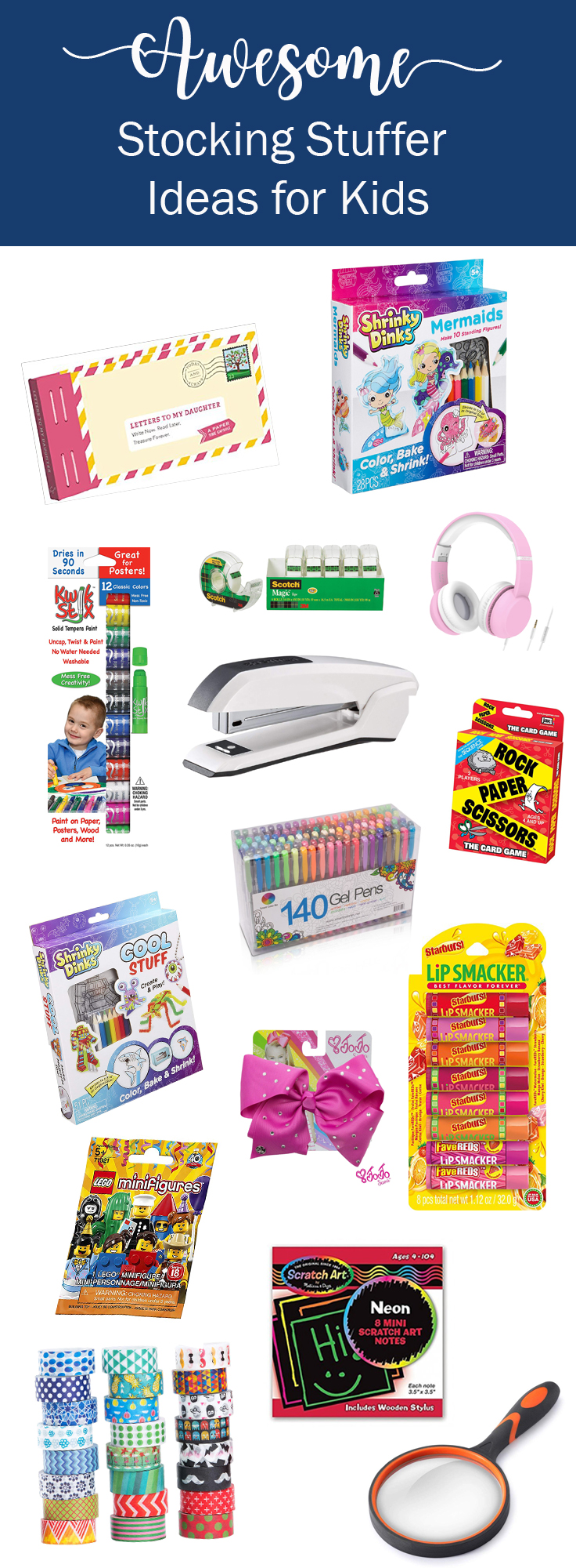 30+ Stocking Stuffers for Kids (Shopping Guide) – Sustain My Craft