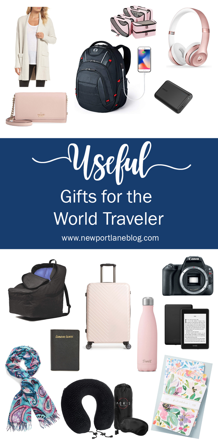 Shop this gift guide for useful gifts for the world traveler!