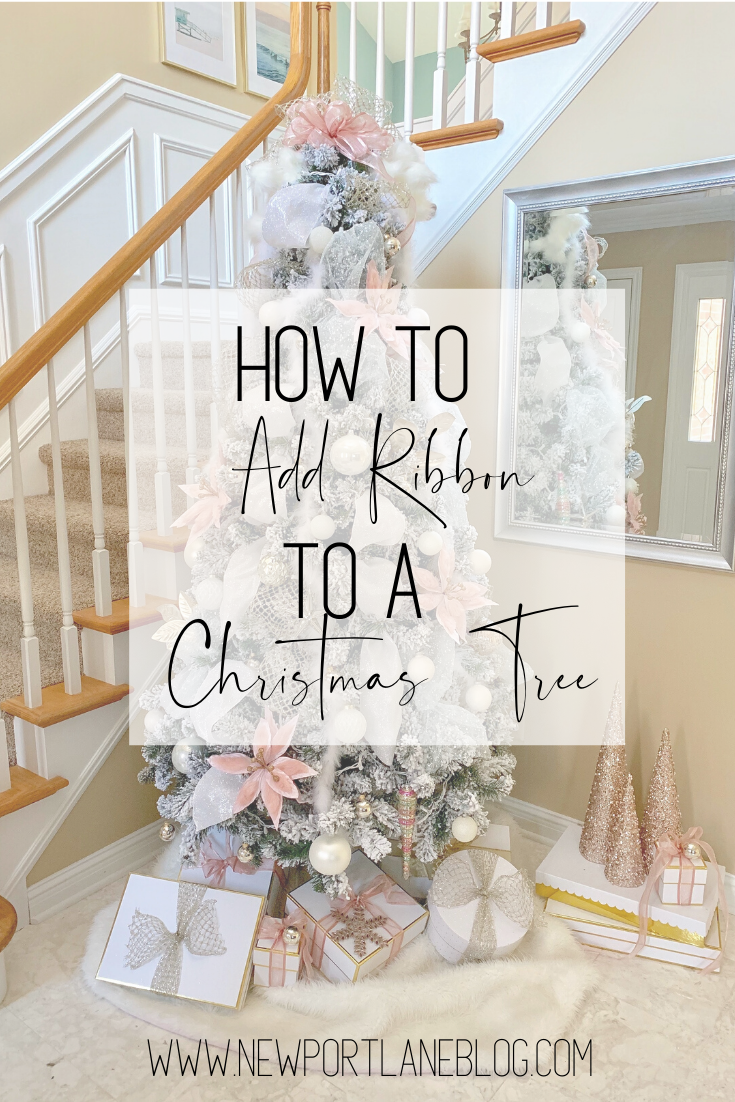 How to Add Ribbon to a Christmas Tree
