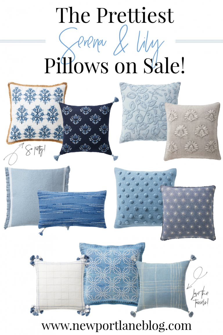 Serena and Lily Pillows on Sale!