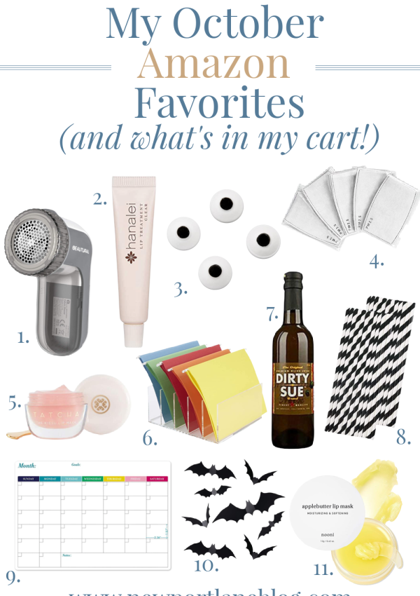 My October Amazon Favorites (and what's in my cart!)