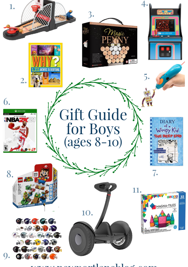 The Ultimate Gift Guide for Boys (ages 8-10)!