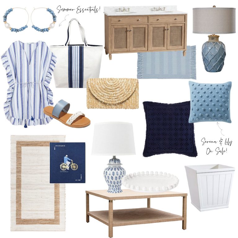 New Blue and White Home Decor