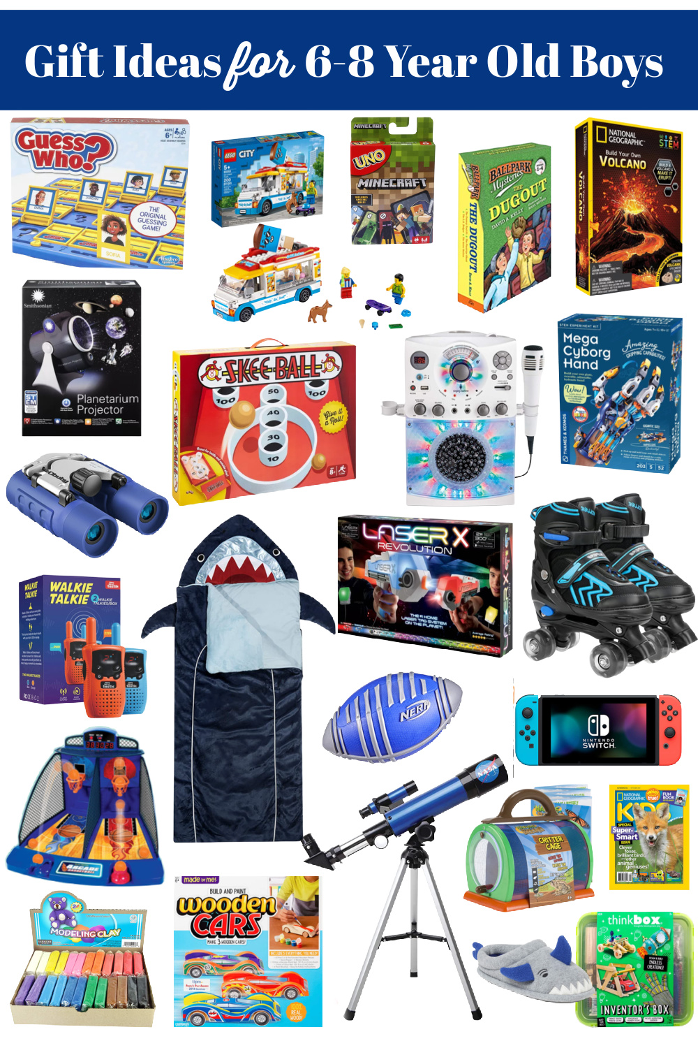 Gift Ideas for 6-8 Year Old Boys