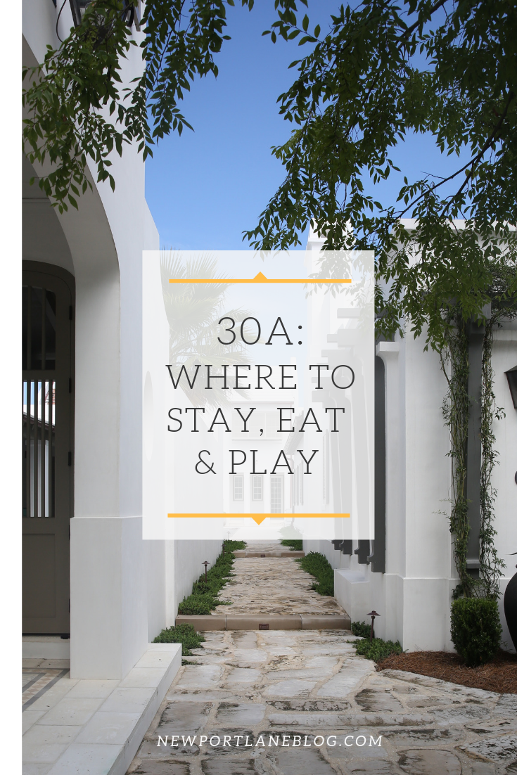 30A: Where to Stay, Eat and Play!