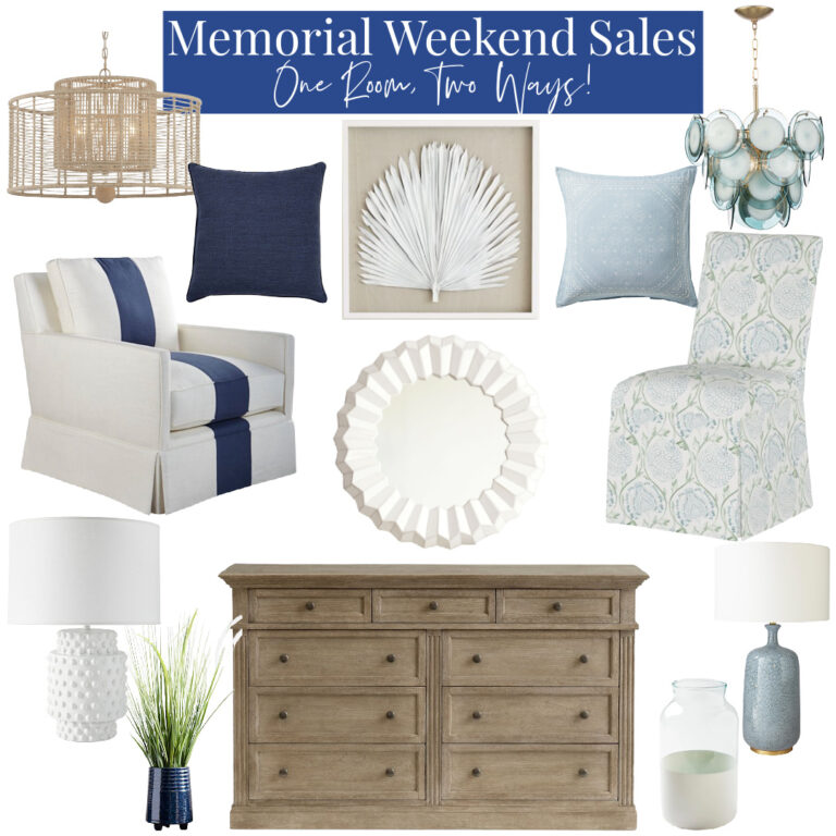 Memorial Weekend Sales – One Room, Two Ways!